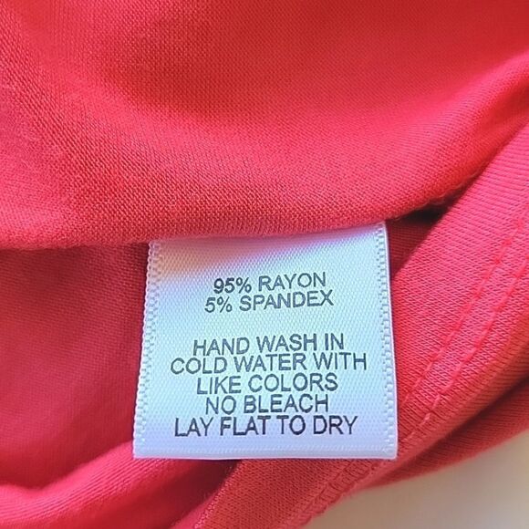 Gibson X Mother Chic Smocked Waist Casual Sleeveless Coral Dress -  Small - Picture 13 of 13